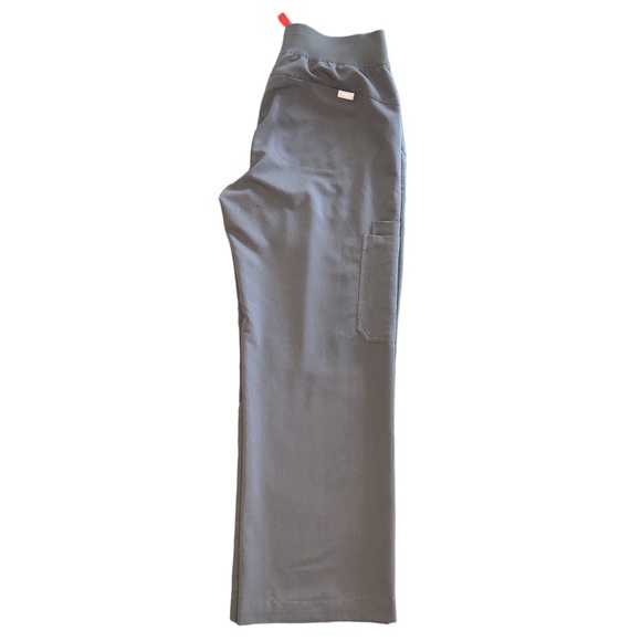 Women’s figs High Waisted Isabel Wide Leg Scrub Pants charcoal LG REG 1001567R - Picture 9 of 11